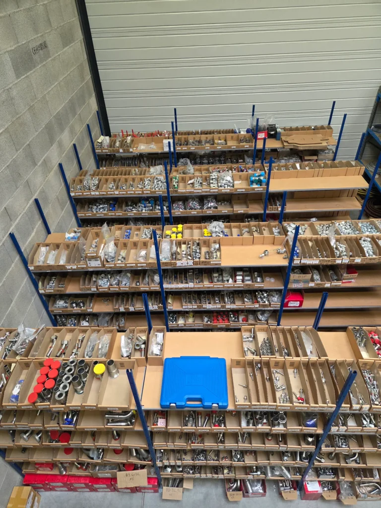 Vue en hauteur de l'atelier de BLAM